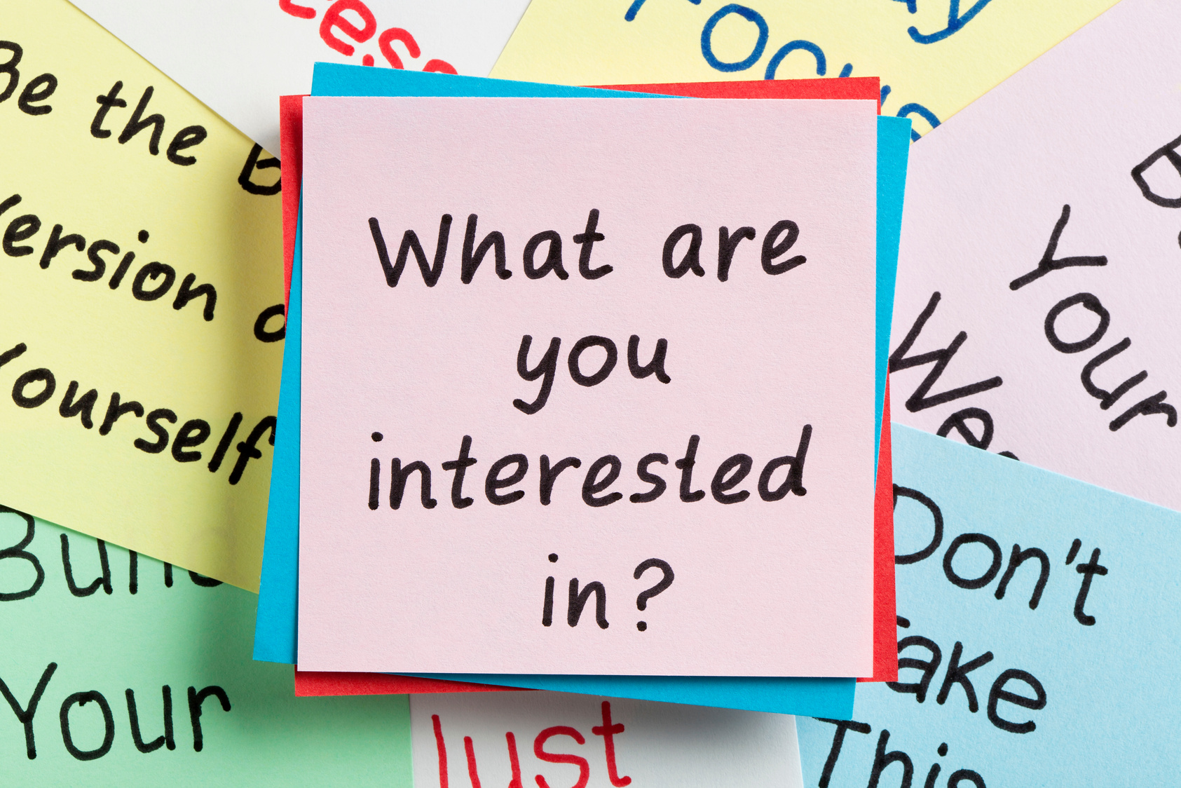 What are you interested in